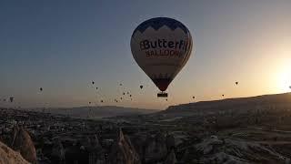 Sunrise and sunset in Cappadocia