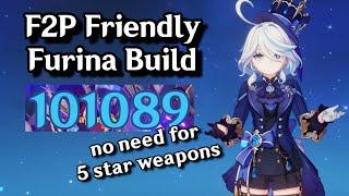 F2P Furina Build! STUNNING Damage & Utility! | Genshin Impact