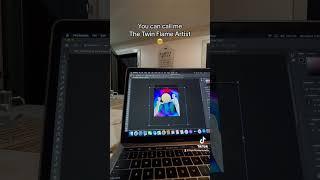 This is how I make my Twin Flame Art #twinflames