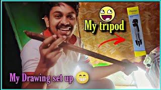 How I Shoot My Drawing | My Drawing setup | Sourabh Nishad Arts 