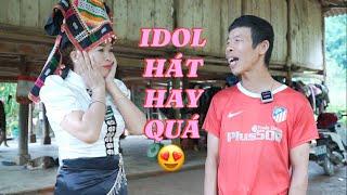 CHƯA XEM ĐÃ CƯỜI KHI  IDOL SO TÀI HÁT THÁI VỚI MINH THÍCH