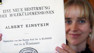 Einstein's PhD thesis 
