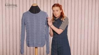 Mens Denim Jumper Knitting Pattern (The Knitting Network WMD001)