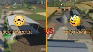 Farming Simulator 19 : NOOB Farmer vs PRO Farmer / Gameplay Comparison