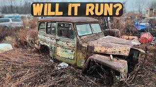 RARE 1947 Jeep Station Wagon. Will It Run & Drive?