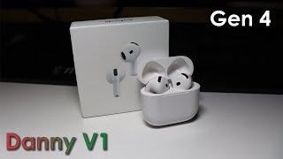 New AirPods 4 clone! Danny V1 with Real ANC! Unboxing & Review!