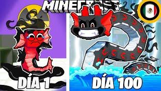 ¡Sobreviví 100 DÍAS como un SHADOW SPRUNKI en Minecraft HARDCORE!