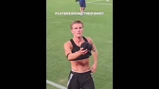 Players Giving Their Shirt + This Player