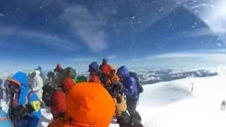 Ranulph Fiennes - 360˚ from the top of Mount Elbrus