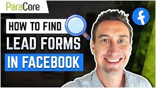 How to Find Lead Forms in Facebook