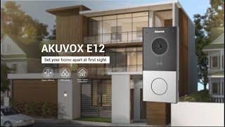 Akuvox E12: Stylish and Versatile Smart Video Door Phone that Sets Your Home Apart at First Sight