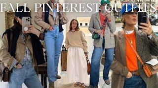 RECREATING FALL PINTEREST OUTFITS 2024 | Casual Outfit Ideas