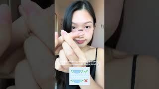 (EASY & BEST way) How to put on contact lenses