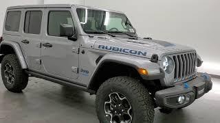 OUR FIRST JEEP WRANGLER 4XE RUBICON HYBRID BILLET SILVER 2021 WALK AROUND REVIEW 1ST LOOK SUMMITAUTO