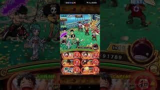 OPTC - My team Modified Treasure Map (lv91) vs Luffytaro/Zorojuro