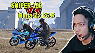 BIG BIKE vs SNIPER 150 | GTA 5 (sino kaya panalo?)