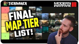 My Final 6v6 Map Tier List for Modern Warfare III!