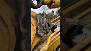 Komatsu PC130 Ram Eye Repair On-Site