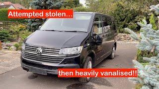 Rebuilding a really vandalised 2020 VW Transporter 6.1 pt1