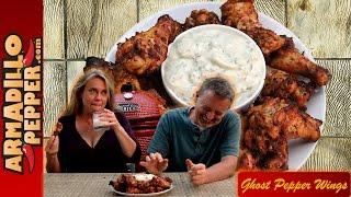 Tandoori Masala "Ghost Pepper" Chicken Wings on Gourmet Guru Grill