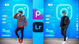 Instagram Profile Photo Editing in PicsArt | PicsArt Editing Tutorial [ MJ photo Editing ]