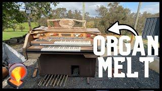 110KG Organ Melt - Huge Teardown - ASMR Metal Melting - Trash To Treasure - BigStackD BTTF - Copper