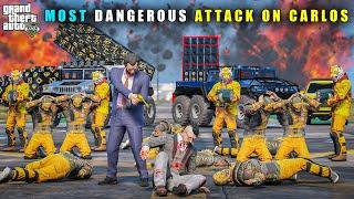 GTA 5 : MICHAEL'S MOST POWERFUL ATTACK ON CARLOS || BB GAMING