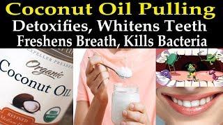 Coconut Oil Pulling (Detoxifies, Whitens Teeth, Kills Bacteria) - Dr Alan Mandell, D.C.