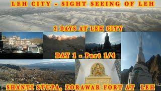 Leh City Tour | Leh view point, Shanti Stupa | Leh Trip | 2020 | Part 1/4