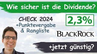 BlackRock Aktienanalyse 2024: Wie sicher ist die Dividende? (+günstig bewertet?)