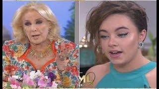 "Llore cuando vi tu escena cortándote el pelo frente al espejo", Mirtha elogió a Maite Lanata