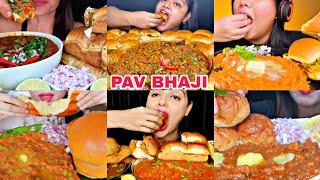 FOREIGNERS TRYING PAV BHAJI | INDIAN VS FOREIGNERS | BEST INDIAN FOOD MUKBANG |Foodie India|