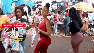 🟢⃝  EXCITEMENT NEVER ENDS - Walking Tour Downtown Kingston Grand Market In Jamaica 2024 4K