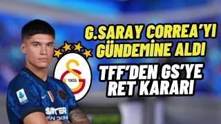 Tff'den Galatasaray'a Ret Kararı-Evren Göz"Artık Yeter Haksızlık"GS'ye Bir Arjantinli Forvet Daha.