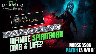 INFINITE LIFE & DPS FOR ALL CLASSES? MIDSEASON IS WILD Diablo 4