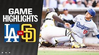 Dodgers vs. Padres Game Highlights (7/31/24) | MLB Highlights