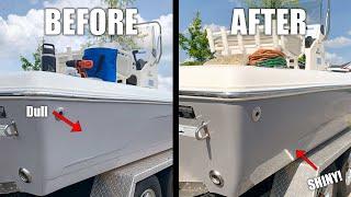 How To Restore Boat Gel Coat To Look LIKE NEW