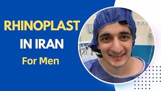 Rhinoplasty in Iran for men by Dr. Hosnani