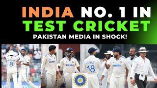 India No. 1 in Test Cricket. Pakistan Media in Shock.