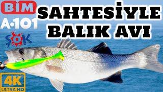 BİM - A101 SAHTESİYLE BALIK YAKALAMAK! LEVREK AVI-LEVREK MERASI