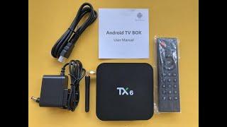 TX6 Allwinner H6 4G/32G Android 9 LED Display Android Tv Box