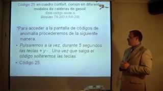 Reparar caldera de gasoil: Caldera parada anomalia 25, tutorial de fallos, errores en calderas Roca