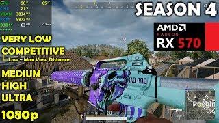 RX 570 | PUBG Season 4 - 1080p All Settings!