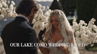 OUR LAKE COMO WEDDING VIDEO