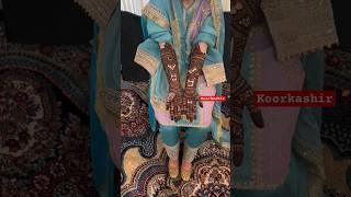 KASHMIR BRIDE MAKEUP  #makeup #bride #wedding #kashmiriwedding #shorts #youtubeshorts