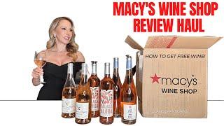 Macys Wine Shop Unboxing Review  | Get 3 Free Bottles Of Macy's Wine!