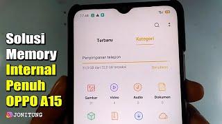 Solusi Penyimpanan Internal Penuh OPPO A15 (CPH2185) Dengan Cara RESET DATA PABRIK