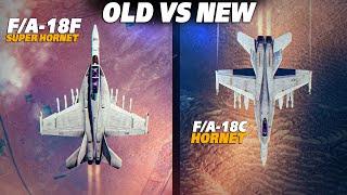 Old Vs New | F/A-18C Hornet Vs F/A-18F Super Hornet | Digital Combat Simulator | DCS |