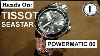 Tissot Seastar 1000 Powermatic 80 / stahlgrauer Diver mit langem Atem / Hands On