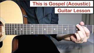 Panic! At The Disco - This is Gospel | Guitar Lesson (Tutorial) Acoustic Version